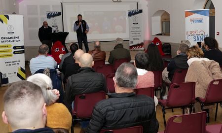 Belle soirée de clôture de l’opération « Ensemble vers 2024 » organisée par le CDOS de l’Yonne Espace Cultuel « Le Lavoir » à Irancy - Comité Départemental Olympique et Sportif de l'Yonne