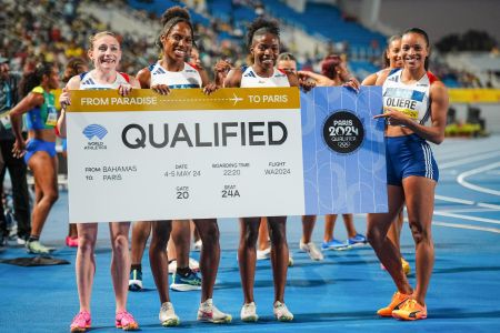 La sénonaise Orlann OLIERE s'est qualifiée pour les JO de Paris en relais 4 X 100m. - Comité Départemental Olympique et Sportif de l'Yonne