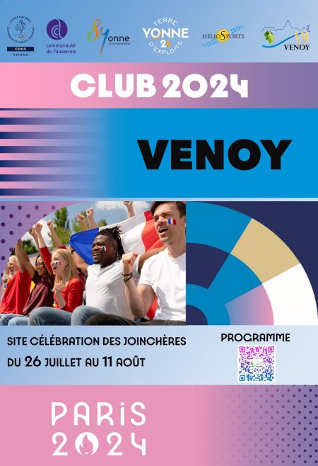 CLUB 2024 à Venoy  (du 26 juillet au 11 août) - Comité Départemental Olympique et Sportif de l'Yonne